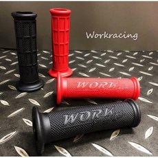 TiONLY WORKRACING 單色橡膠開孔握把套, 1個, 無孔122mm