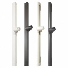 蝴蝶衛浴 可鑽孔 可黏貼 高質感按壓升降桿 蓮蓬頭滑桿座 淋浴 浴室 升降杆 花灑支架 圓桿 方桿, 槍灰色-方桿, 【A廊1-881F】槍灰色-方桿