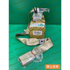 【汽車零件專家】豐田 CAMRY 2.0 2002- 年 左後 安全帶 安全帶總成 73480 06020 A2豐田原廠, 1個
