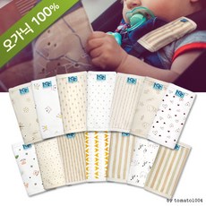 오가닉 아기띠 침받이 커버 / 국내제작 KC인증 /유기, 06. 북극곰, 1개