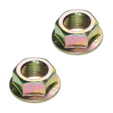 스핀들 블레이드 너트 육각 플랜지형 58인치18 나사산. Cub Cadet Zero Turn Mower RZT50 MTD White Toro Troy Bilt 정원용 트랙터용, 2PACK Yellow