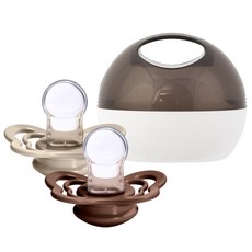 빕스 꾸뛰르 실리콘 쪽쪽이 2P+포켓몽케이스, 1단계, 바닐라+모카+포켓몽케이스, 1세트