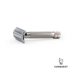 CONQUEST 義大利 Razorock Sloc Safety Razor HD Handle 刮鬍刀，舒適刮鬍體驗，展現自信魅力, 1個, 5