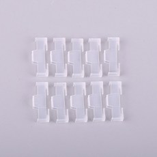서보 커넥터 플러그 대 듀폰 헤드 버클 항공 모델 풀림 방지 10 개, [04] Transparent 10pcs, 10개