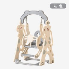 babytales 嬰兒盪鞦韆 室內家用 兒童鞦韆 寶寶吊椅 搖籃, 1個, 24款长颈鹿 奶灰