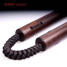 쌍절곤 나무소재 원목 절권도 연습 수련 합기도 쌍절봉 무단 매듭 스틱 슬리브, Classic Knot  Paraline Stick 세