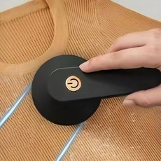 USB充電式毛球修剪器, 黑色, 無