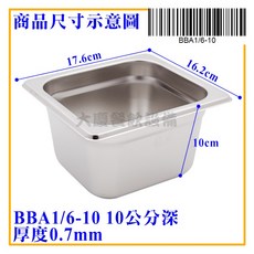 大慶 304不鏽鋼沙拉盆 15cm - 6入組, 1個, BBA1/6-10 10深