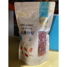 老食粹 有機枸杞 600公克, 600g, 1個