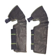 오토바이 블랙 방한 무릎커버 겨울 따듯한 방한 보호대, M 미들타입