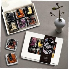 전통 과자 세트 만들기 재료 키트 선물 포장 상자 감사 표현 기념일 선물 준비, 1개, 1g