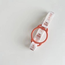 《寶貝不無聊》兒童水杯背帶 可愛動物造型水壺背帶 滿版圖案韓系水杯帶 保溫杯通用, 松鼠, 1個