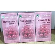 VITA-VIGOR 蔓越莓軟膠囊 高濃度 60粒, 1-~5罐，依照需要數量直接加