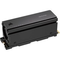Corsair 코르세어 MP700 PRO 2TB M2 PCIe Gen5 x4 NVMe 20 SSD – 2280 최대 12400MB초 연속 읽기 속도 고밀도 TLC NAND 블랙, SSD with Air Cooler_2TB