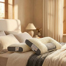 목편한 딥슬립 수면 베개 세트, 2개, 네이비