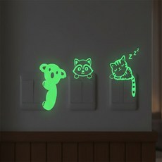 투유샵 스위치 스티커 전원스티커, 여우