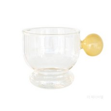 글라스 요거트볼 그릇 카페, 화이트, 1개, 화이트