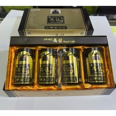 고려 6년근 흑삼 로얄 골드 Royal Gold Korean Black Ginseng 액상차