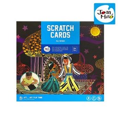 [AAJ937] 유아 감각발달 교구 컬러풀 스크래치 아트 세트