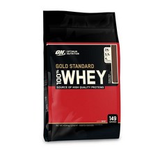 OPTIMUM NUTRITION 歐恩 黃金標準乳清蛋白粉沖泡飲品 蛋白質補充品 雙倍濃鬱巧克力, 1個, 4.54kg