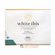 Cholbein white ibis 水彩紙 F6 300g/m² 15張, 詳見包裝
