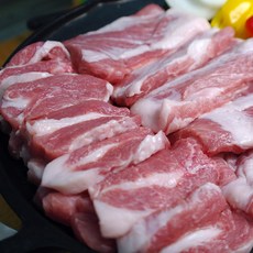 퀸미트 국내산 돼지고기 가브리살 등심덧살 (냉동), 2개, 500g