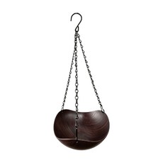 Small Hanging Birdbath Practical Bird Water Bath With Metal Chain Ideal compatible with Courtyards, 스타일2, 1개, 사이즈 이미지 참고
