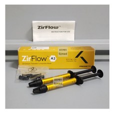 (PRODENTI) 지르플로오 플로우 컴포지트 레진 (2g syringe) ZirFlow / A3, 1개