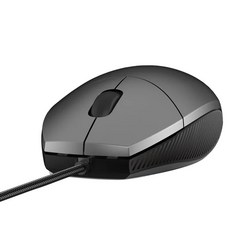 COMMATECH FK NI3 RTS 마우스 선물 USB 유선 컴퓨터 액세서리 광학 경량 스포츠 게임용 양손 CF, 실버 파인무광