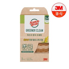 3M 스카치 브라이트 옥수수 망사 수세미, 3개입, 1개