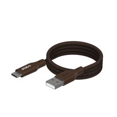 bitro USB-A to Type-C 編織充電線 1.2M/2M 適用安卓蘋果手機 行動電源 台灣製造, 120cm, 松煙灰, 1個