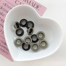헤세드 국산) 5호 아일렛 (내경6.5mm) 스틸 아일렛 (30쌍), 엔틱