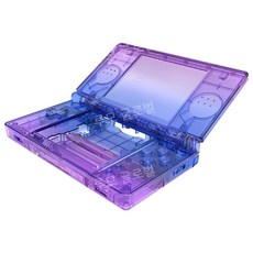 eXtremeRate NDSL 풀세트 커스텀 교체 키트 / 닌텐도 DS Lite DIY 세트 설치 도구 포함, 클리어 그라데이션