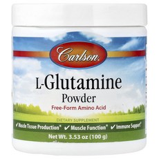 칼슨 L-글루타민 분말 100g (3.53oz), 6개