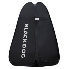BLACKDOG 접이식 야외 탈의실 겸용 샤워텐트 CBD2550WS014, 1개, 블랙