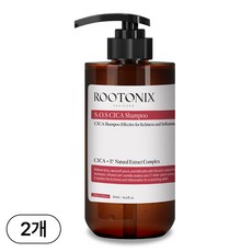 루토닉스 민감 두피 탈모 시카 진정 샴푸, 500ml, 2개