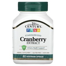 21세기센트리 크랜베리 Cranberry 추출물 칼슘 베리 캡슐 60정, 120g