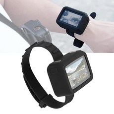 CAPART DJI OSMO 나노 비전 도크용 실리콘 손목 밴드 손목 밴드 홀더 스트랩 자전거 장착