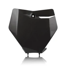 모토크로스 엔듀로 번호판 플랫 전동사이클 마스크 더트 바이크 KTM EXC SX XC-F SMR 125~450 유니버셜 홀, 01 Black