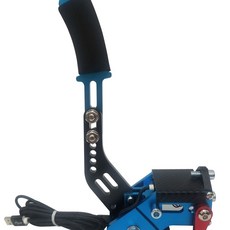 거치대 자동차 운전대 핸들 스티어링 휠 레이싱 레이싱 킷 운전게임, J. 게임 핸드브레이크 3505 블루4세대