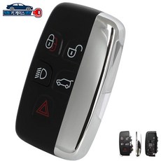 스마트키 케이스 랜드로버 레인지로버 스포츠 LR4 이보크 5 버튼, 1개