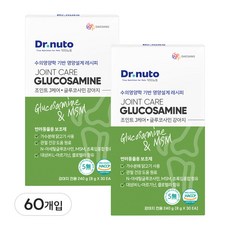 닥터뉴토 강아지 관절 영양제 조인트 케어 글루코사민 관절염 고관절 절뚝거림 노견 노령견 슬개골 탈구, 30회분, 뼈/관절강화, 2개