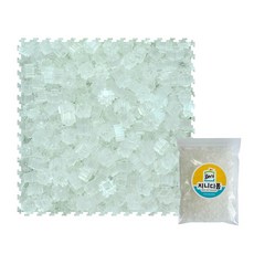 부드럽게 끼워지는 품질 좋은 8m 디폼블럭_지니디폼 싱글컬러 리필팩 500p 피치, 투명(500개)