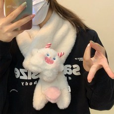 可愛雙角怪獸毛絨手套