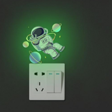 옥토버 야광 스티커 우주 아이방 꾸미기, 그린