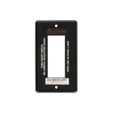 Mercury 머큐리 스위치커버 빈티지 커버, 블랙, 1개, 블랙
