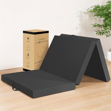 매트리스 접는 싱글 손잡이 포함 고밀도 36D 두께 10cm 고반발 접이식 매트리스 허리 부담을 경감 딱딱한 190N 삼중 체압 분산 다양한 장면에서 활약 방문객 잠자리 소파 베드, 상세페이지 참조, 상세페이지 참조