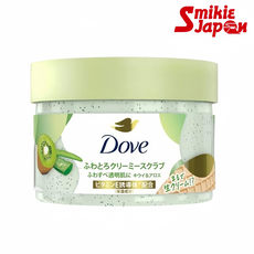 도브 크리미 스크럽 키위 앤 알로에 바디 각질 케어 보습 샤워용 일본직배송, 1개, 298g