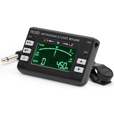 Cherub Musedo MT-40W 三合一 冷光調音器 節拍器, 1個, MT-40W (管樂專用 ), 黑