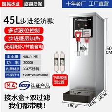 핫워터디스펜서 온수기 카페 정수기 업소용 레버, 60L, 45L+워터박스